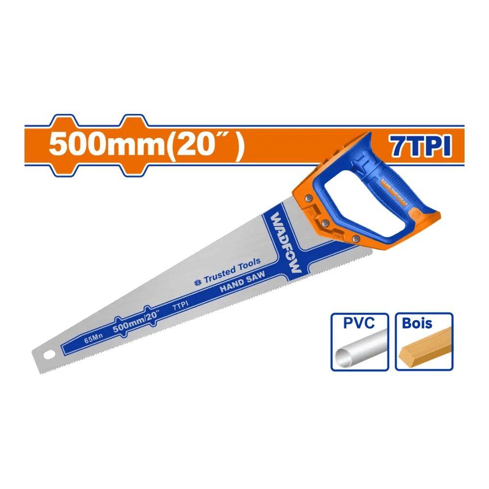 WADFOW Scie à bois 500mm (20″)