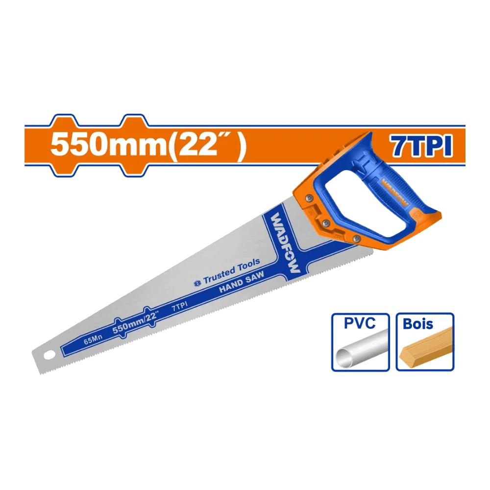 WADFOW Scie à bois 550mm (22″)