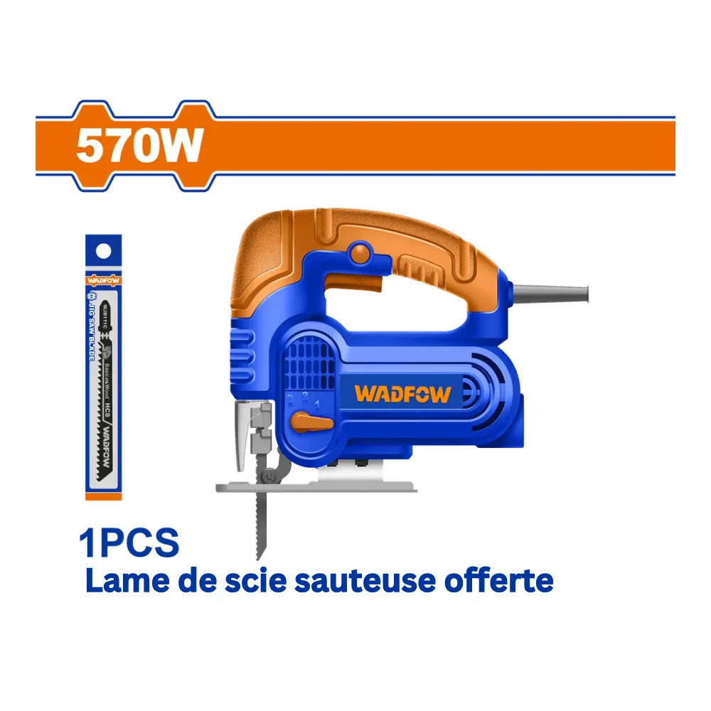WADFOW Scie sauteuse 570W 800-3000 RPM