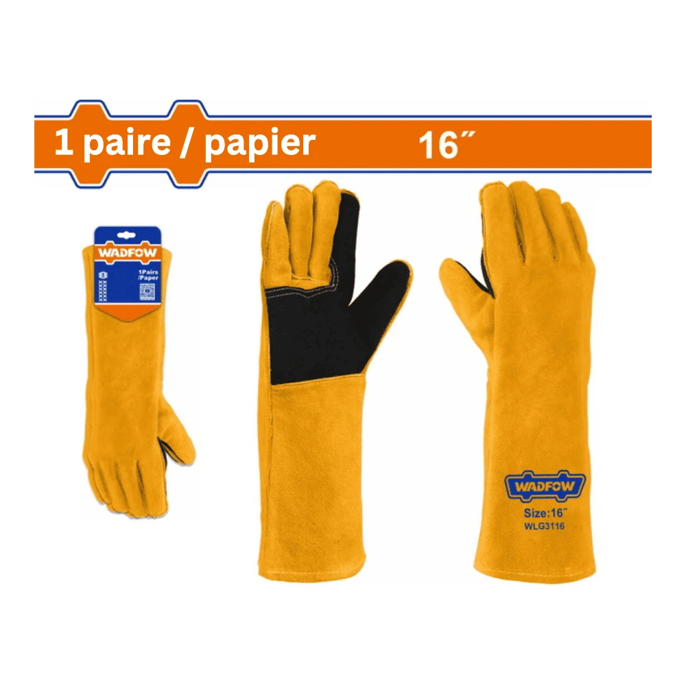 WADFOW Gant soudeur anti chaleur 16″