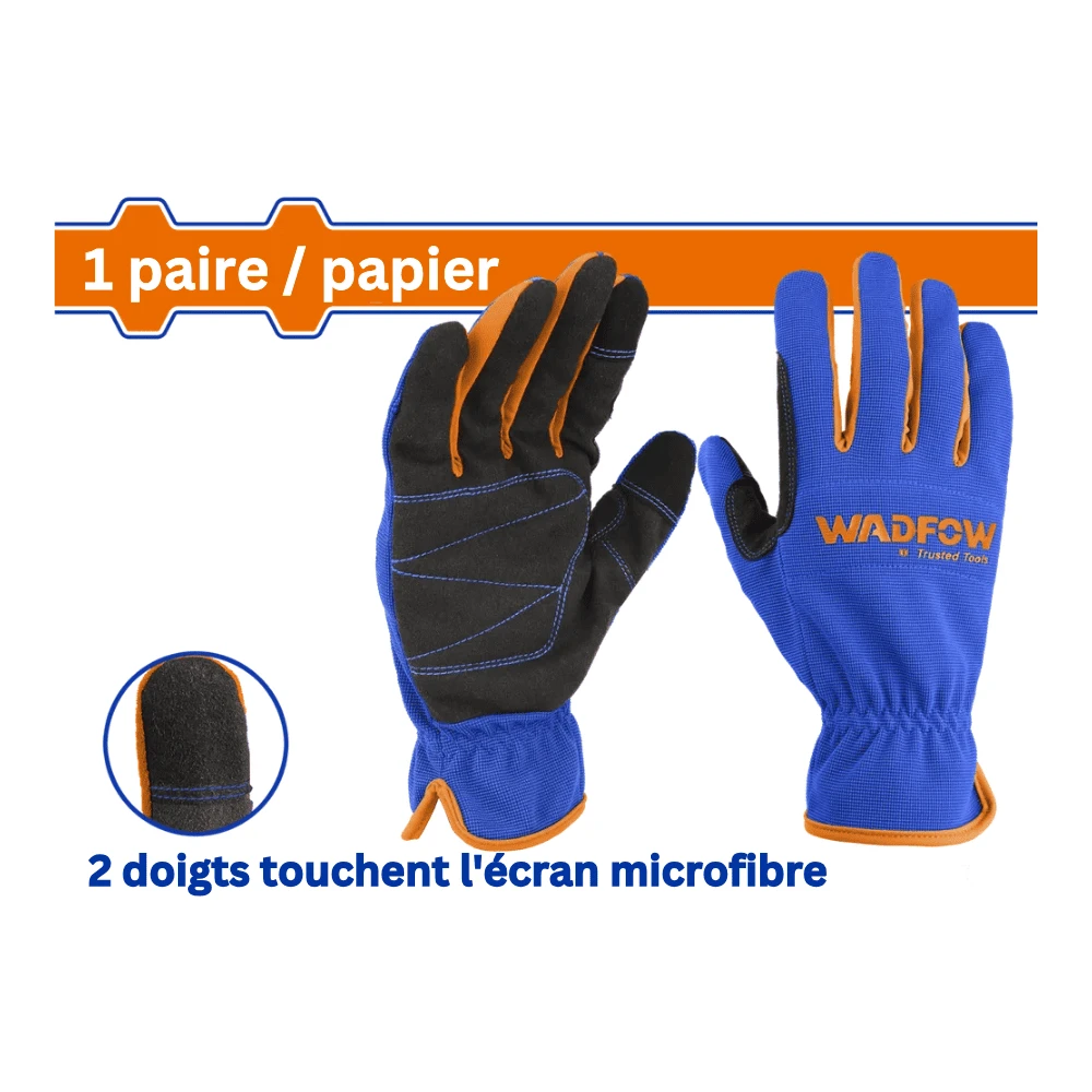 WADFOW Gants mécanicien XL