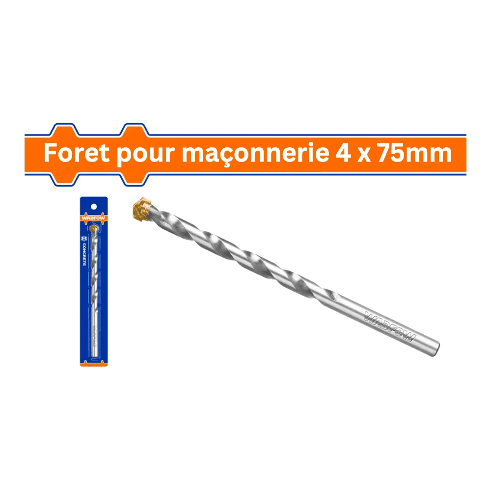 WADFOW Foret à maçon 4 x 75mm