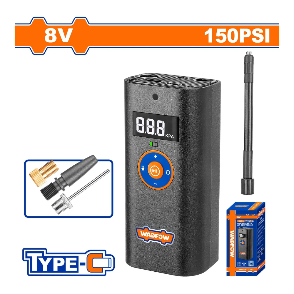 WADFOW Compresseur d’air auto 10 bar