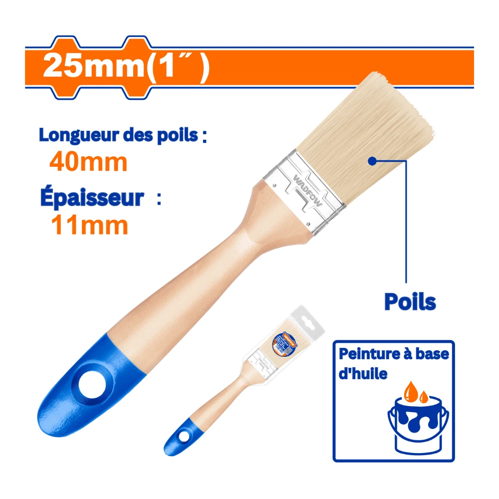 WADFOW Pinceau 25mm (1″)