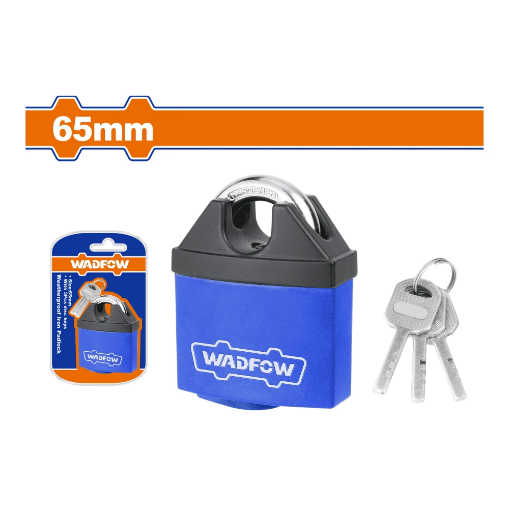 WADFOW Cadenas en fer laminé résistant aux intempéries 65mm