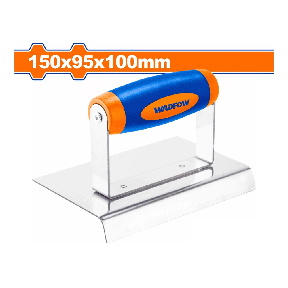 WADFOW Trace Bordure à béton en acier inoxydable 150Χ95Χ100mm
