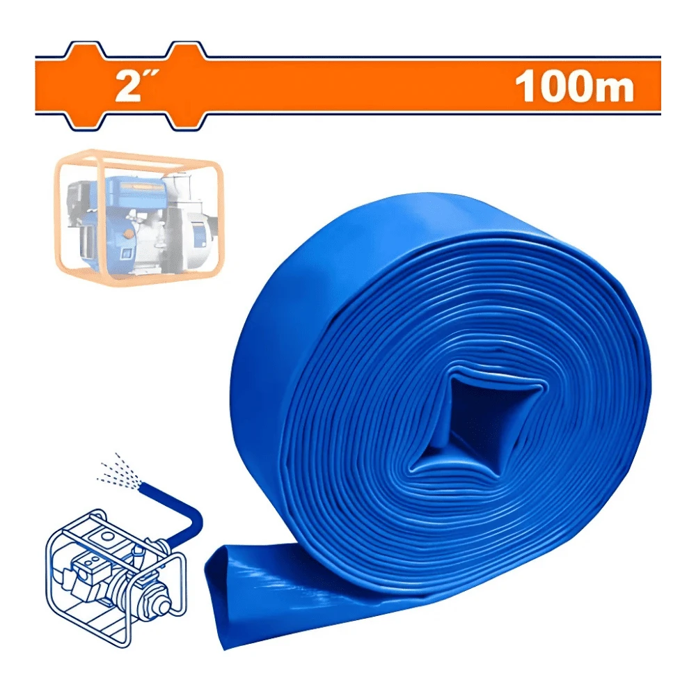 WADFOW Tuyau de motopompe en PVC 2″ 51mm longueur 100m