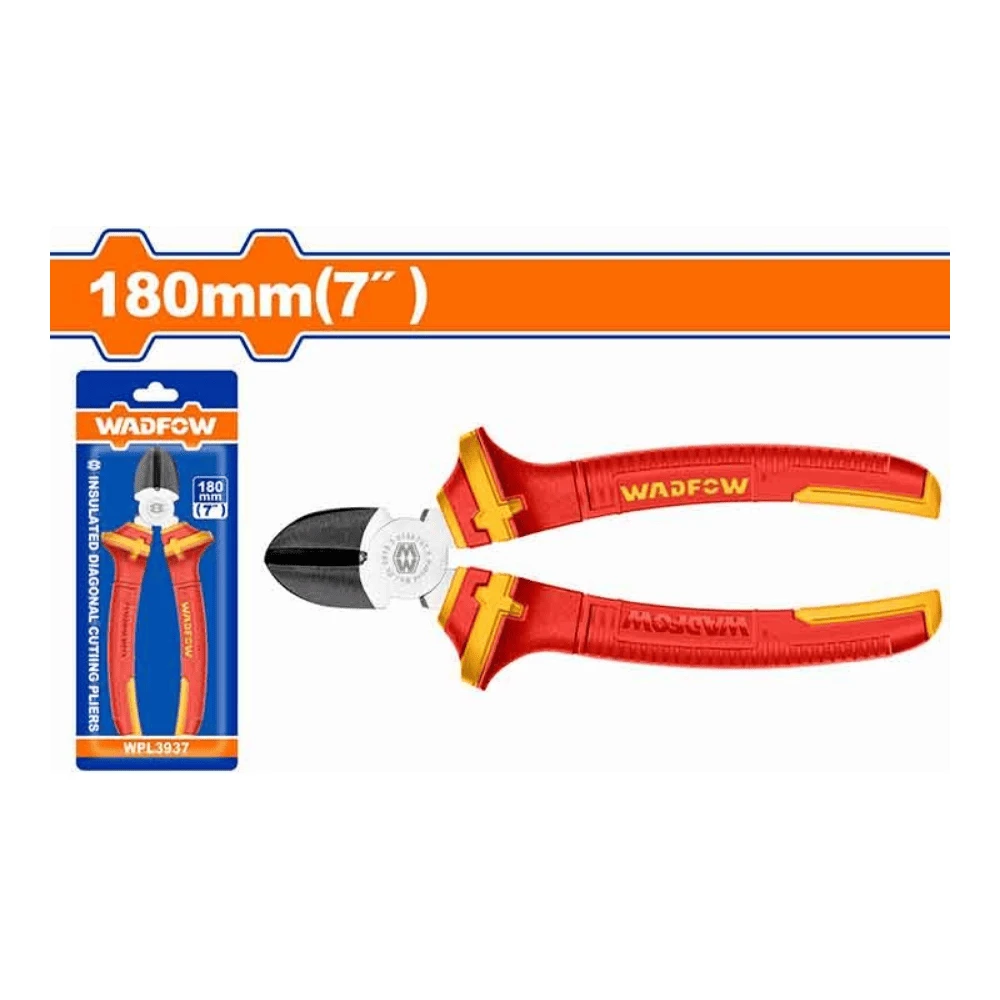 WADFOW Pince coupante diagonale isolée (7″) 180mm
