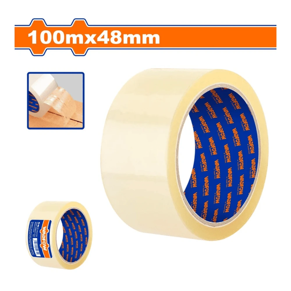WADFOW Ruban adhésif transparent 100mx48mm