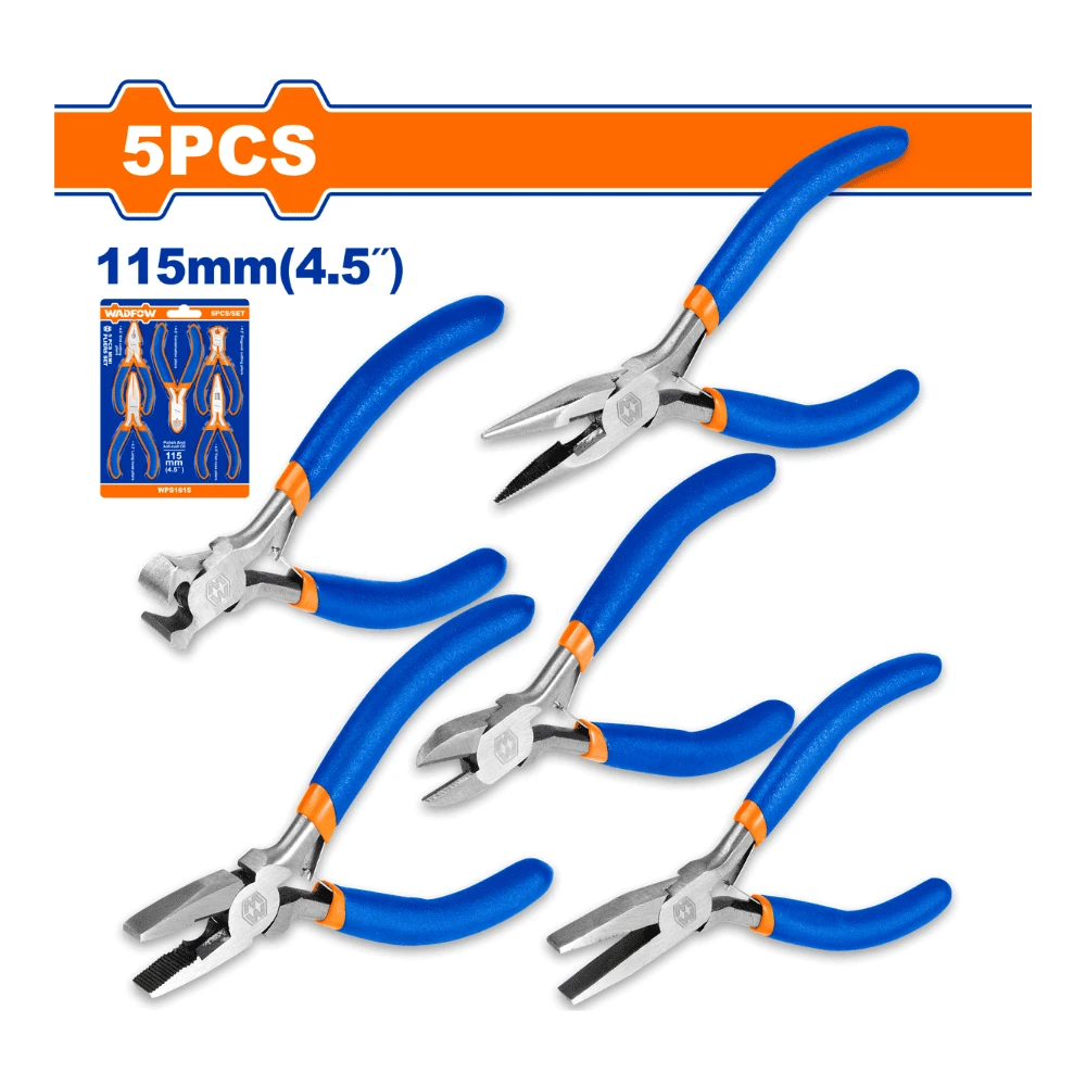 WADFOW Jeu de 5 pcs pinces 4.5″