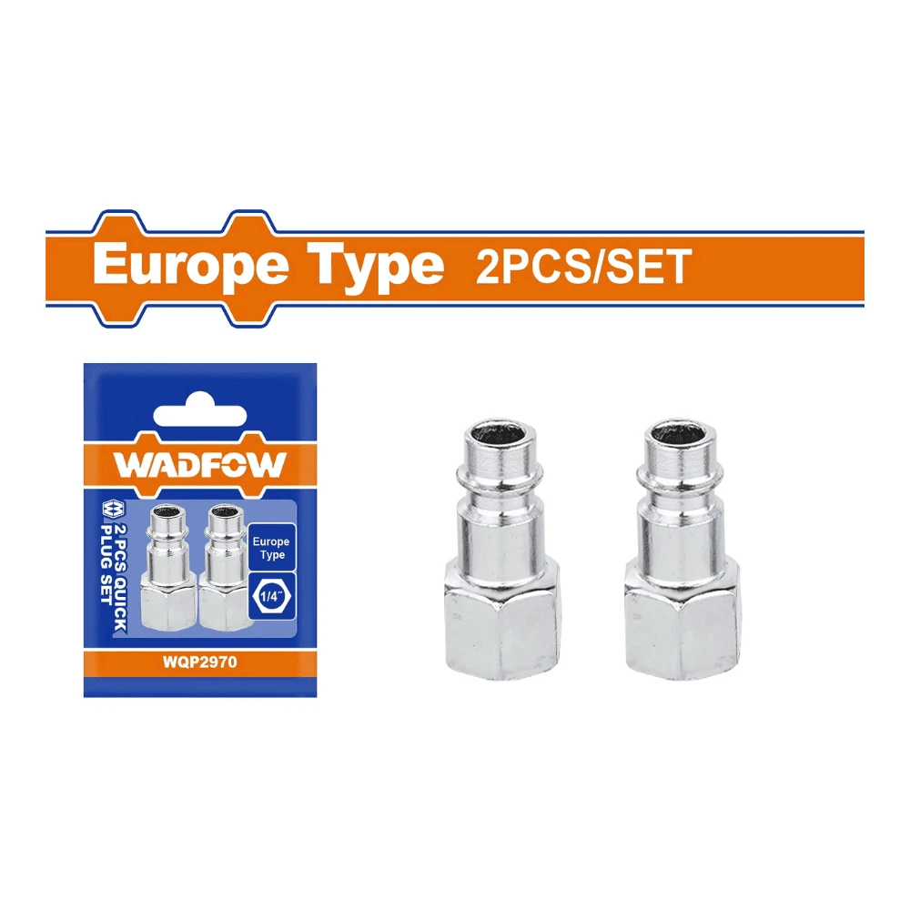 WADFOW Lot de 2 connecteurs rapides 1/4″