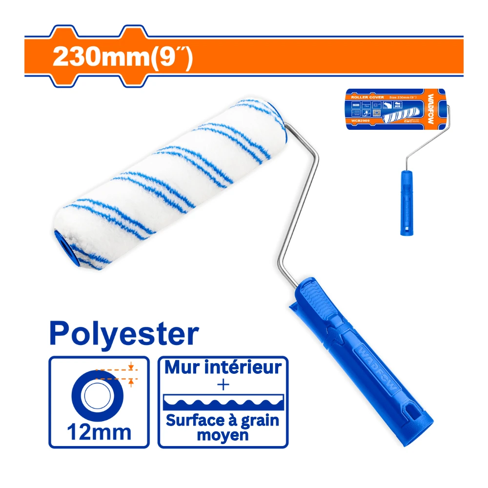 WADFOW Rouleau de peinture 230mm (9″)