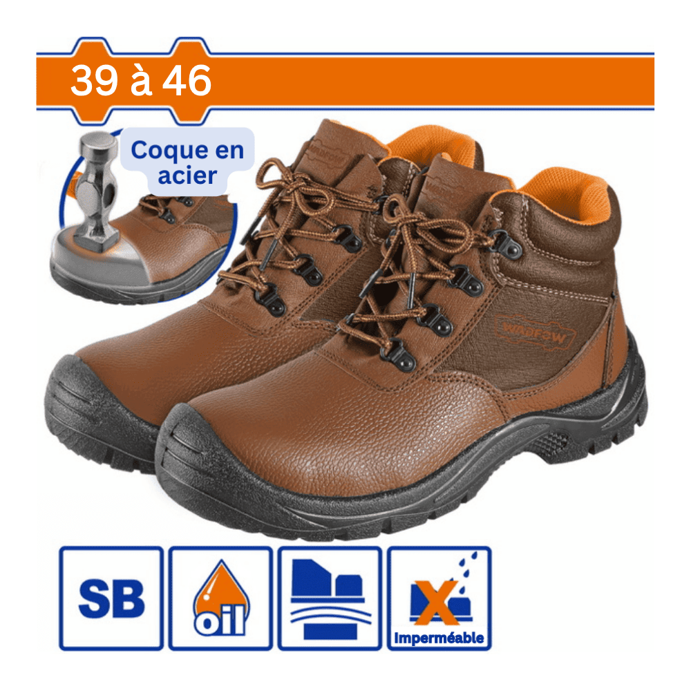 WADFOW Chaussure de sécurité SB – 39 à 46