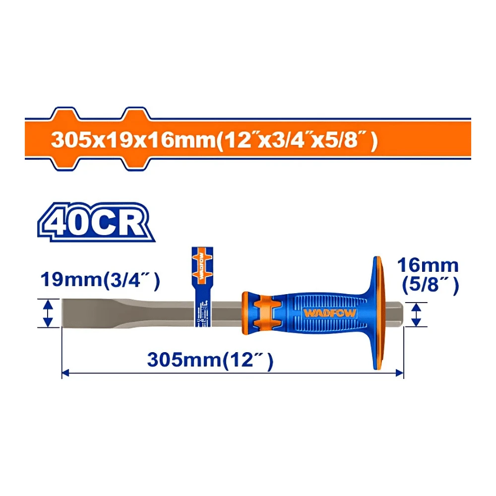 WADFOW Burin à froid 305x19x16mm
