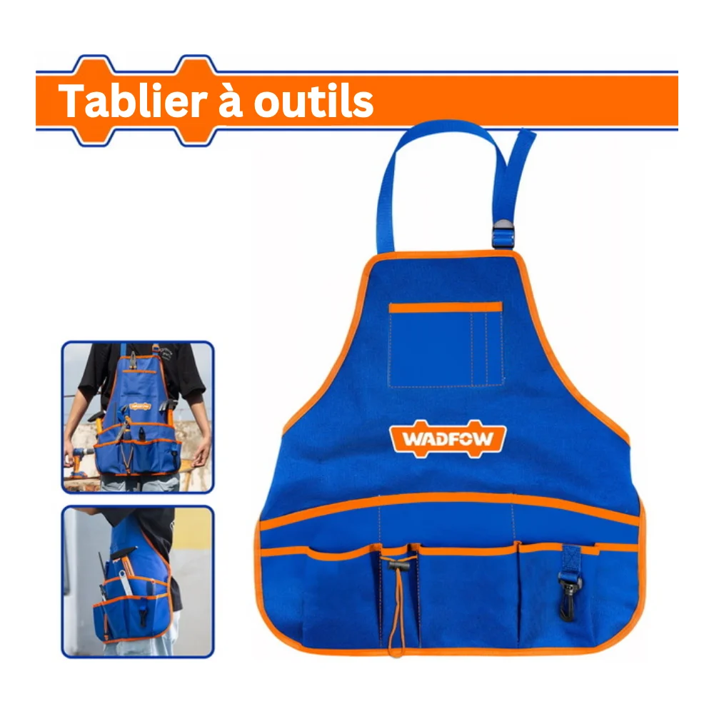WADFOW Tablier porte-outils 52 x 55 cm