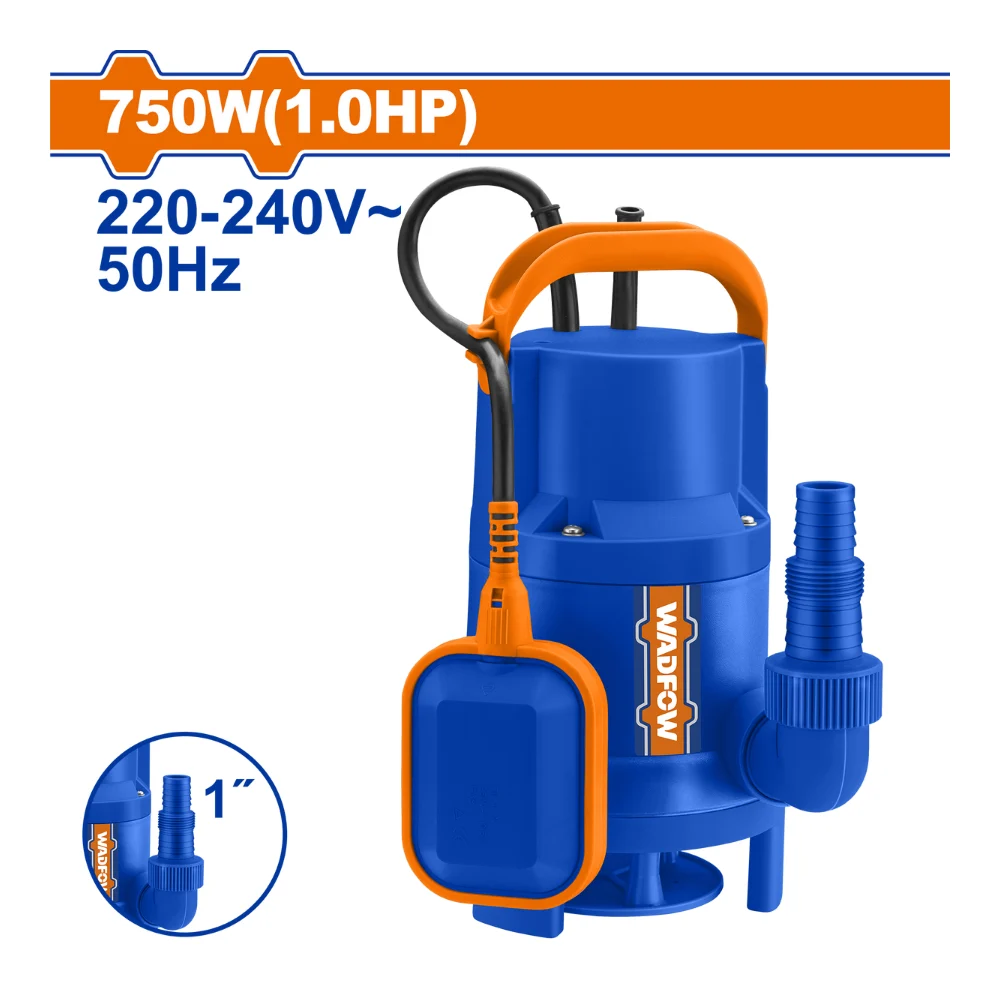 WADFOW Pompe submersible eaux usées 750W 1HP 217 L/min