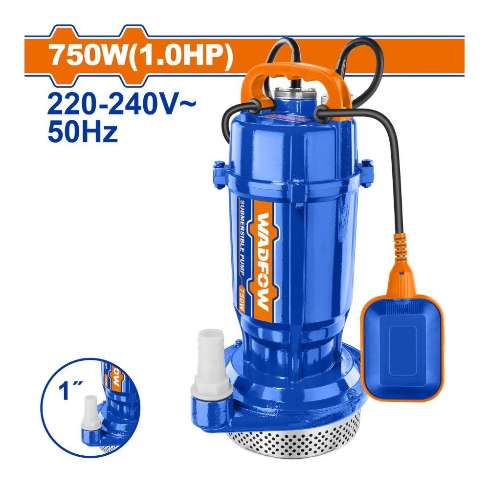 WADFOW Pompe submersible 750W 1HP 110 L/min