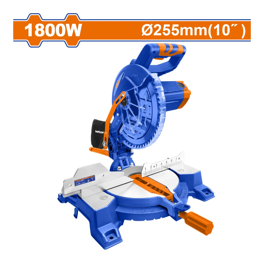 WADFOW Scie à onglet 1800W 255 x 25.4 mm