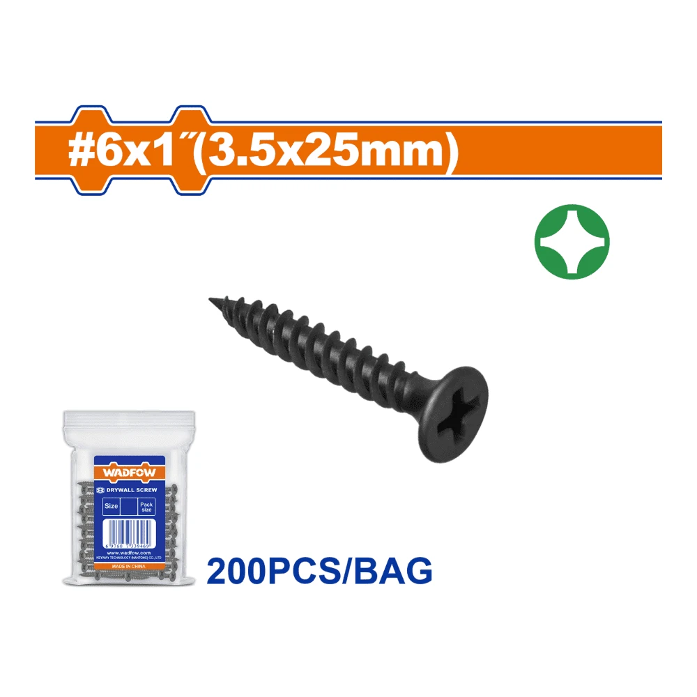 WADFOW Vis placo 3.5x25mm/200pcs