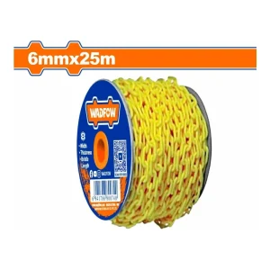 WADFOW Chaîne en plastique 6 mm × 25m