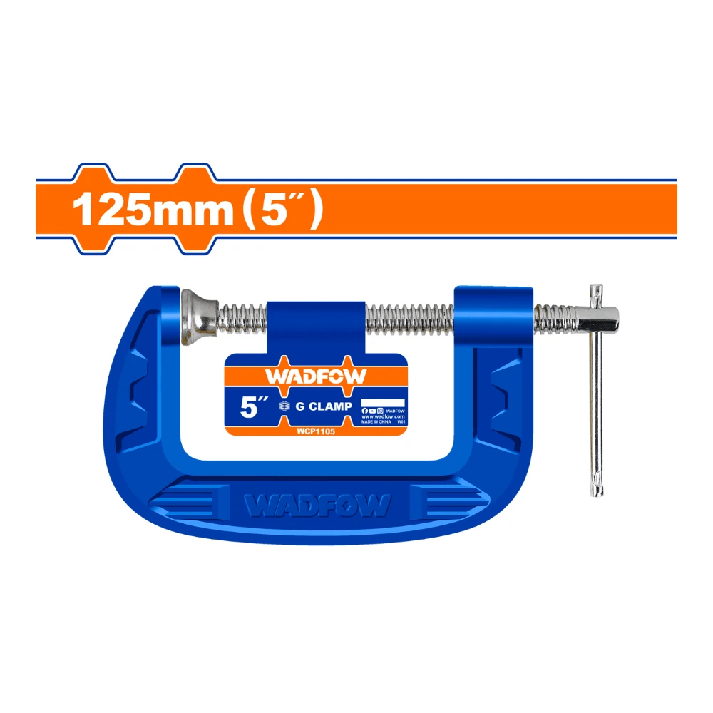 WADFOW Pince de serrage en G 125mm