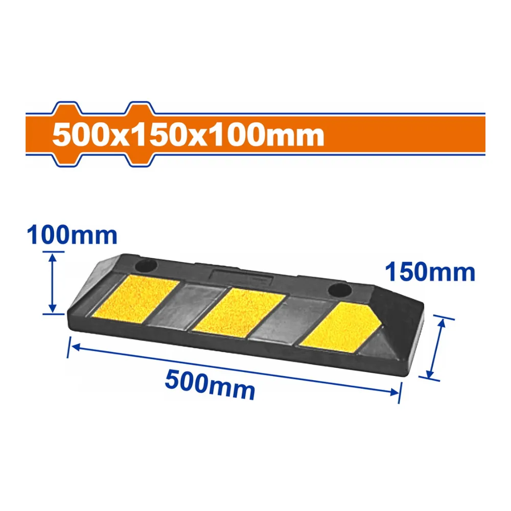 WADFOW Bloc de stationnement 500 × 150 × 100 mm