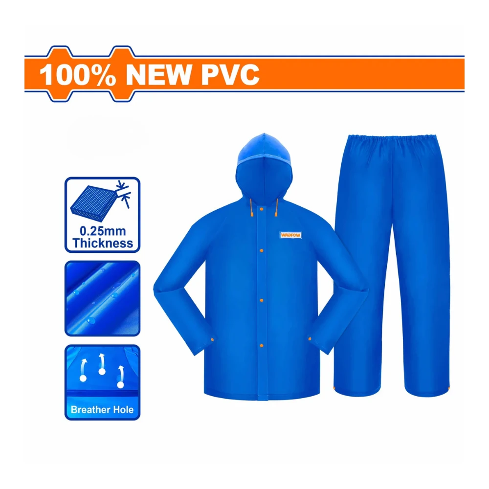 WADFOW Combinaison de pluie en PVC