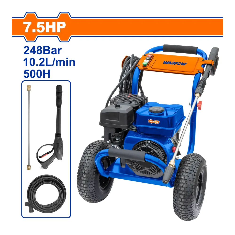 WADFOW Nettoyeur haute pression à essence 7.5HP 224cc 248Bar
