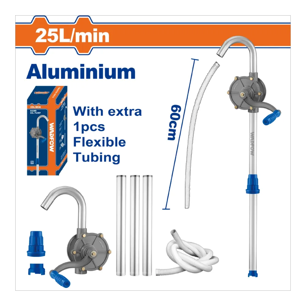 WADFOW Pompe à huile manuelle aluminium 25 L/min