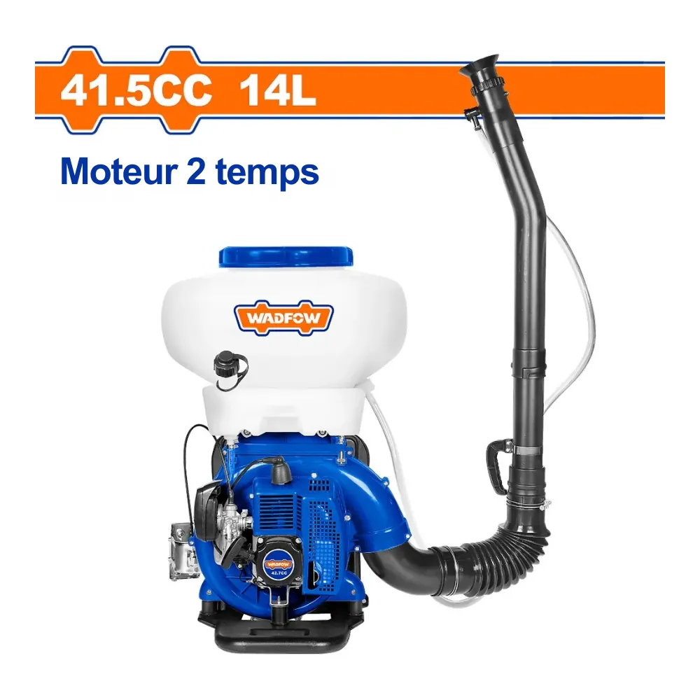 WADFOW Pulvérisateur à dos motorisé 14L (41.5cc)