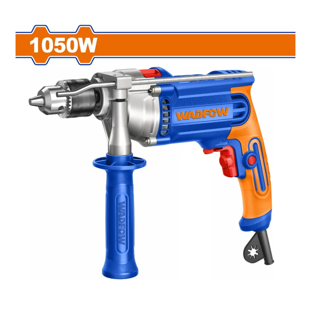 WADFOW Perceuse à percussion 1050W mandrin 13mm