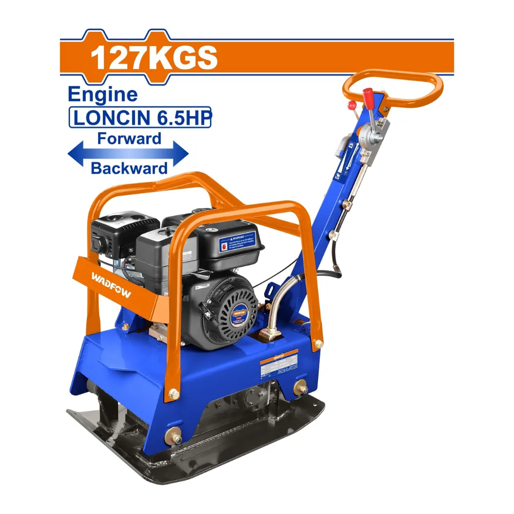 WADFOW Compacteur réversible à essence 6.5HP 4.8kW 127KG