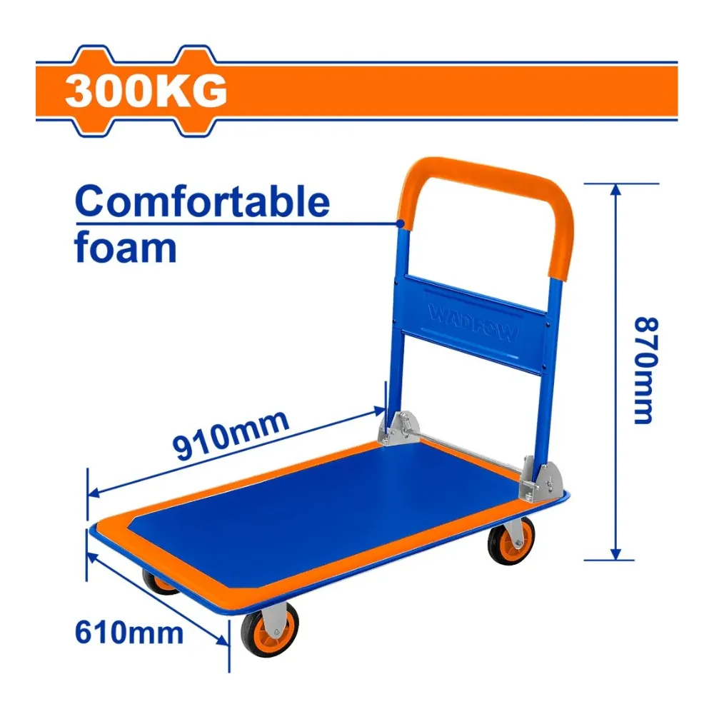 WADFOW Chariot plateforme pliable 300kg