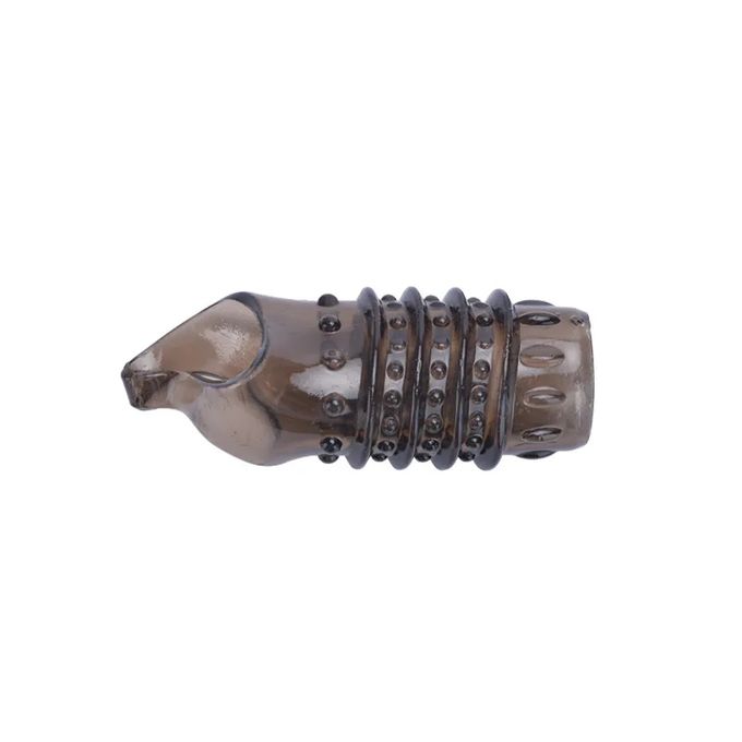 Anneau Pénien En Silicone Réutilisable Avec Manchon Pénien à Pointes Et Gode Pour Une érection Plus Forte Stimule Le Point G Facile à Nettoyer 18+-3