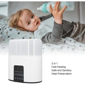 Chauffe-lait, chauffe-lait maternel multifonction à réchauffage rapide, contrôle de température réglable, réchauffement rapide, sûr et facile à utiliser pour les tétées nocturnes, portable et efficace