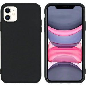 coque sillicone iphone 11 - noir
