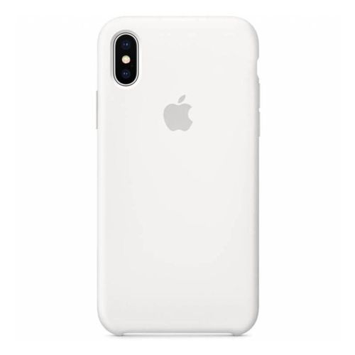 coque sillicone iphone XS MAX - blanc
