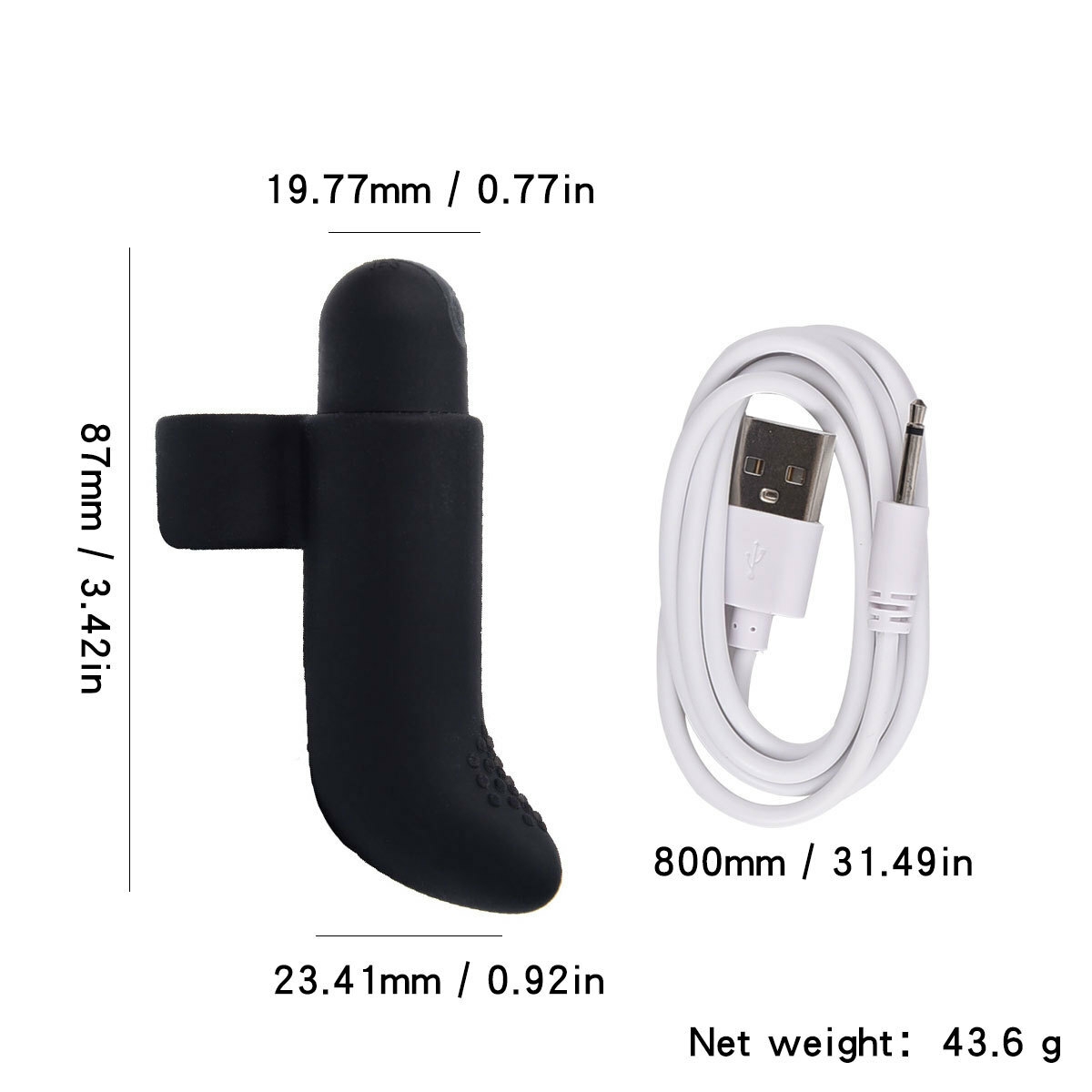 General Jouet Sexuel Femme Silicone Rechargeable, Stimulateur à 10 Vitesses Vibrantes, Balle Vibrante Insérable Réglable-15