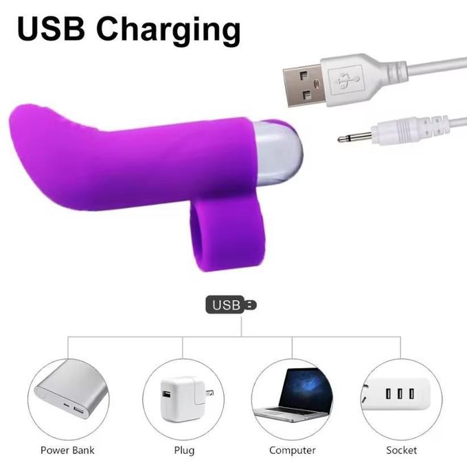 General Jouet Sexuel Femme Silicone Rechargeable, Stimulateur à 10 Vitesses Vibrantes, Balle Vibrante Insérable Réglable-3