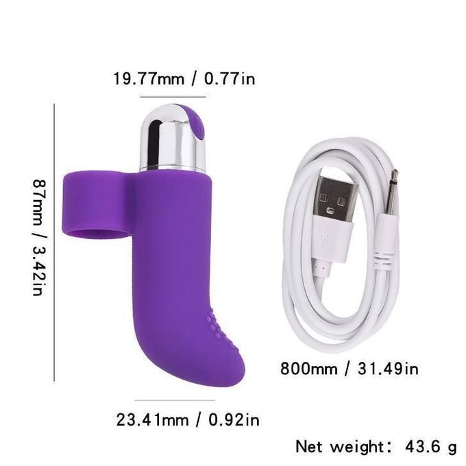General Jouet Sexuel Femme Silicone Rechargeable, Stimulateur à 10 Vitesses Vibrantes, Balle Vibrante Insérable Réglable-7