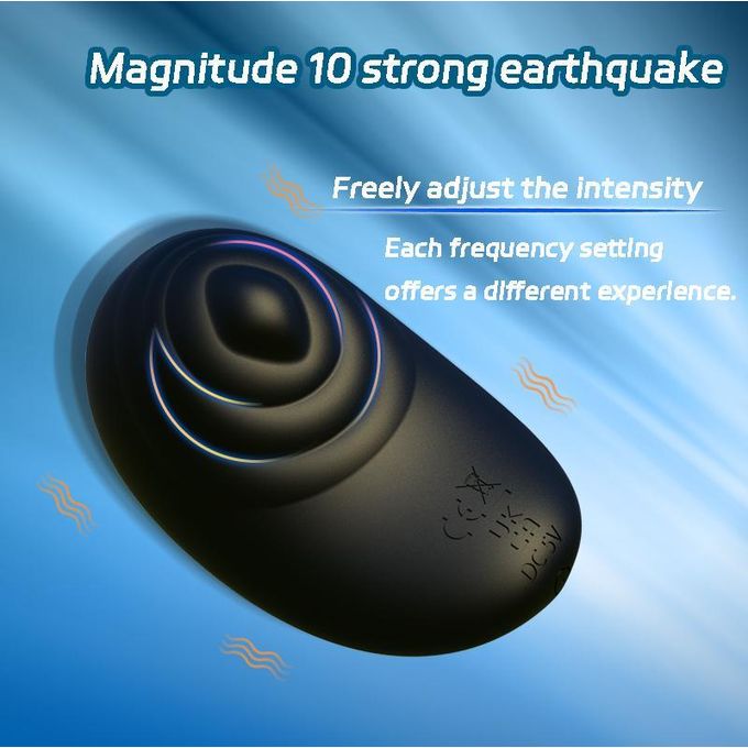 Gm Form de coquille mini-balles de massage à vibrations électriques et rouleaux de mousse à vibrations à 10 vitesses pour soulager la tension musculaire et la douleur et favoriser la circulation sanguine avant et après l'exercice (noir).-5