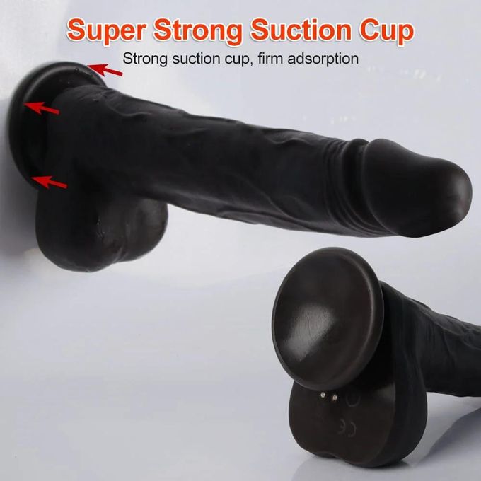 Gode réaliste télescopique, vibromasseur, jouet sexuel pour femme, télécommande-4