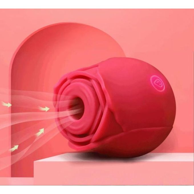 Hifinit Rechargeable à 10 Modes Vibromasseur En Forme De Rose Pour Femme, Jouet Sexuel Pour Stimulation Du Clitoris Et Succion Des Mamelons, Appareil Intime Puissant Pour Léchage Oral- Rouge-1