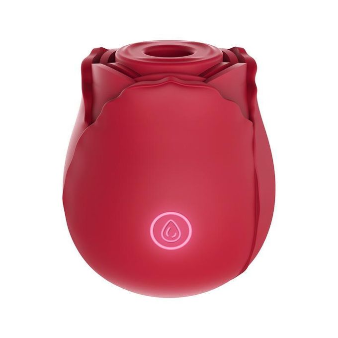 Hifinit Rechargeable à 10 Modes Vibromasseur En Forme De Rose Pour Femme, Jouet Sexuel Pour Stimulation Du Clitoris Et Succion Des Mamelons, Appareil Intime Puissant Pour Léchage Oral- Rouge-2