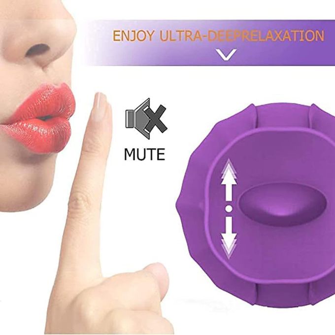Homarom Vibromasseur pour femmes G-spot, jouet pour femmes avec langue, sextoys 10 fréquences masturbateurs  jouet en forme de rose-4