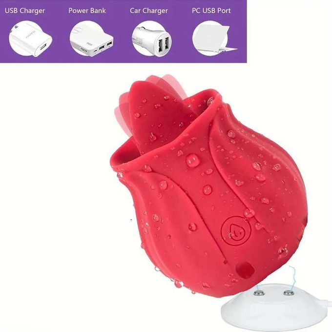 Homarom Vibromasseur pour Femmes Point G, Langue, Jouet Sexuel, 10 Fréquences pour le Plaisir-4