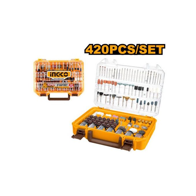 Ingco ACCESSOIRES DE MINI PERCEUSE 420pcs   AKMG4208-1