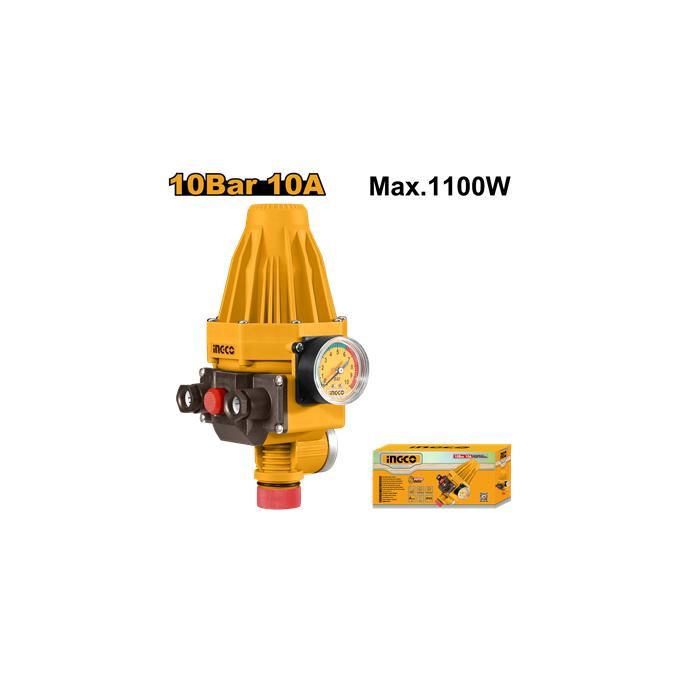 Ingco AUTOMATIQUE DE POMPE A EAU CONTROL 10A 1.5 BAR AVE pour supresseur WAPS002-1