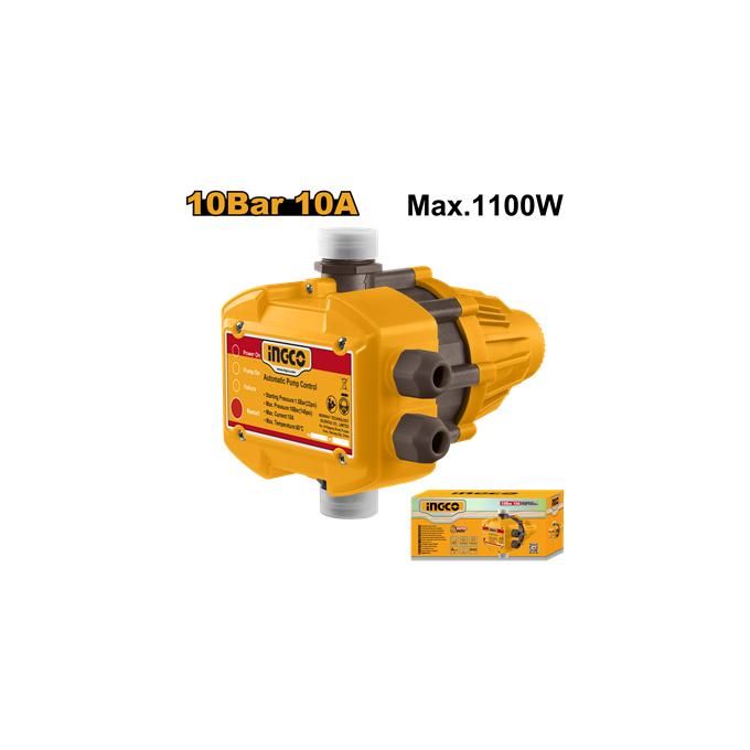 Ingco automatique de pompe a eau control 10a 1.5 bar san  waps001-1