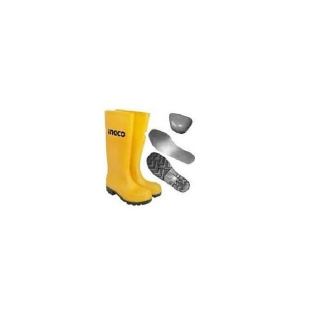 Ingco BOTTE DE SÉCURITÉ PVC JAUNE N°39-1